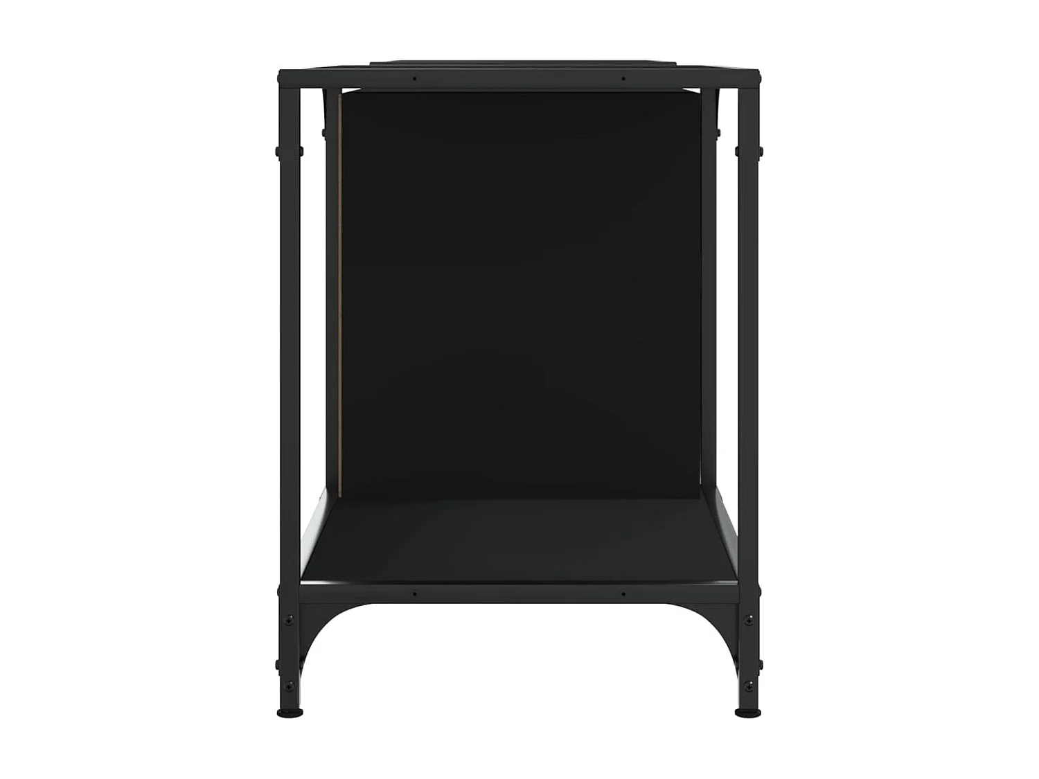 Móvel para TV 153x37x50 cm derivados de madeira preto PT441401