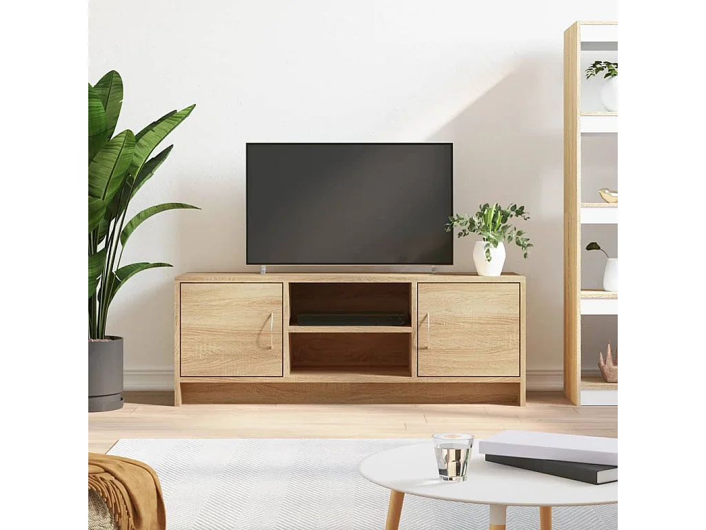 Móvel de TV 102x30x37,5 cm derivados de madeira carvalho sonoma PT359924