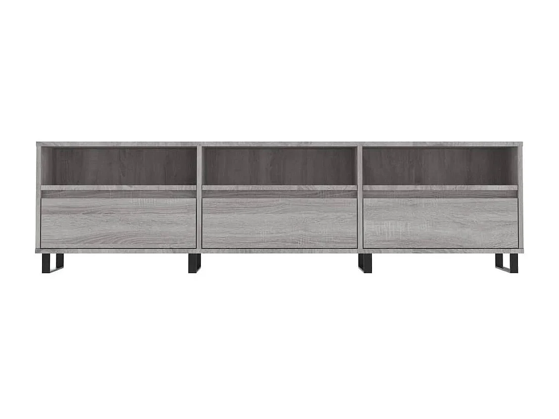 Meuble TV sonoma BEis 150x30x44,5 cm bois d'ingénierie BE88952