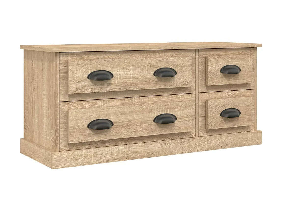 TV-Schrank,TV-Möbel Sonoma-Eiche 100x35,5x45 cm Holzwerkstoff -gkd951226