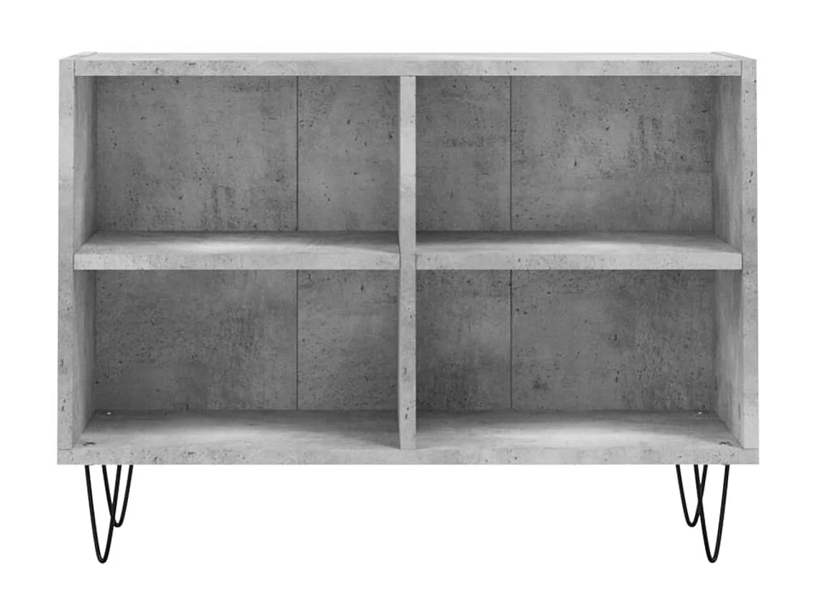 TV-Schrank,TV-Möbel Betongrau 69,5x30x50 cm Holzwerkstoff -gkd66018