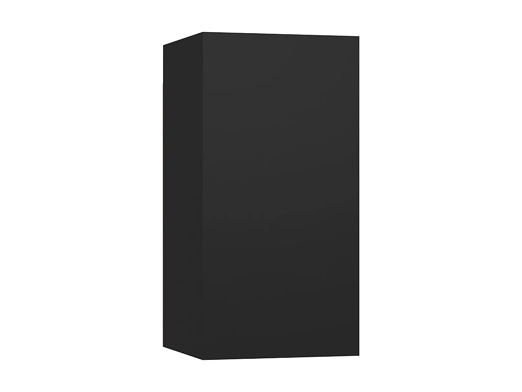 Tv-meubelen 7 st 30,5x30x60 cm bewerkt hout zwart NL824978