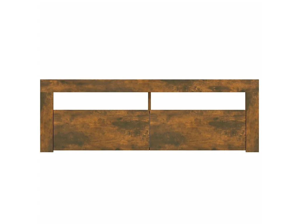 TV-Schrank,TV-Möbel mit LED-Leuchten Räuchereiche 120x35x40 cm -gkd75652