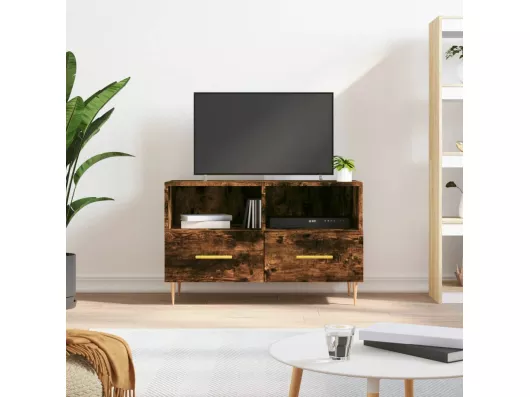 Kauf Unique TV-Schrank,TV-Möbel Räuchereiche 80x36x50 cm Holzwerkstoff -gkd592496