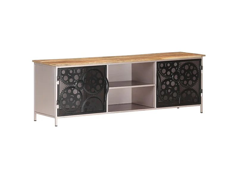 TV-Schrank,TV-Möbel 120x30x40 cm Raues Mangoholz -gkd311639