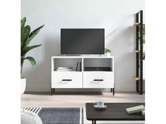 Kauf Unique TV-Schrank,TV-Möbel Weiß 80x36x50 cm Holzwerkstoff -gkd133859