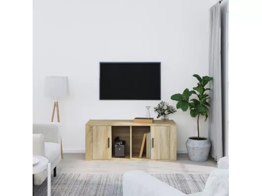 Kauf Unique TV-Schrank,TV-Möbel Sonoma-Eiche 100x35x40 cm Holzwerkstoff -gkd619839