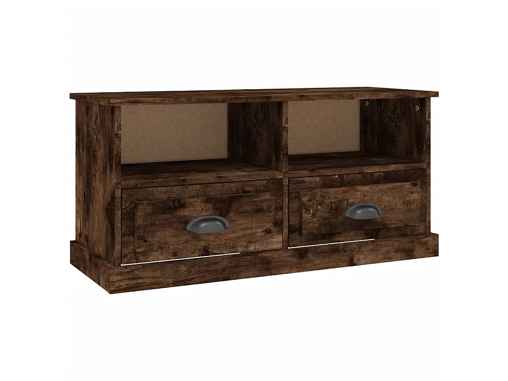 TV-Schrank,TV-Möbel Räuchereiche 93x35,5x45 cm Holzwerkstoff -gkd915061