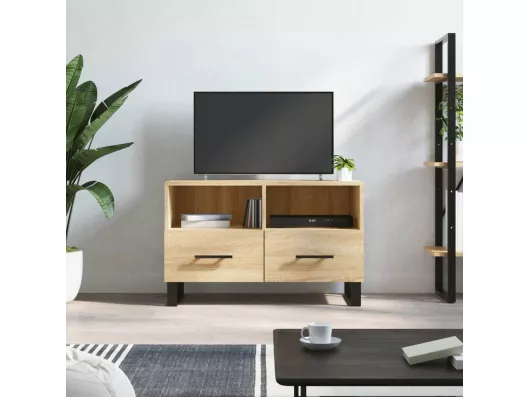 Kauf Unique TV-Schrank,TV-Möbel Sonoma-Eiche 80x36x50 cm Holzwerkstoff -gkd27008