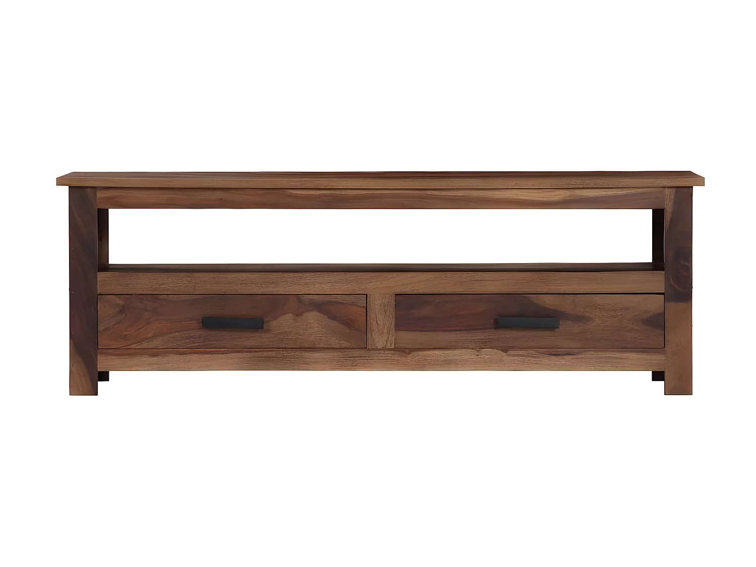 Mueble de TV madera maciza de Sheesham 118x30x40 cm ES68210