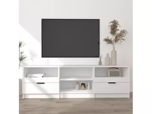 Kauf Unique TV-Schrank,TV-Möbel Weiß 150x33,5x45 cm Holzwerkstoff -gkd510201