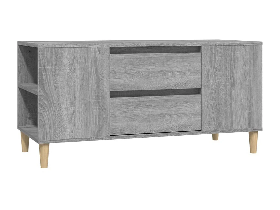 TV-Schrank,TV-Möbel Grau Sonoma 102x44,5x50 cm Holzwerkstoff -gkd372453