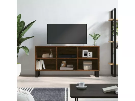 Kauf Unique TV-Schrank,TV-Möbel Braun Eichen-Optik 103,5x30x50 cm Holzwerkstoff -gkd21802