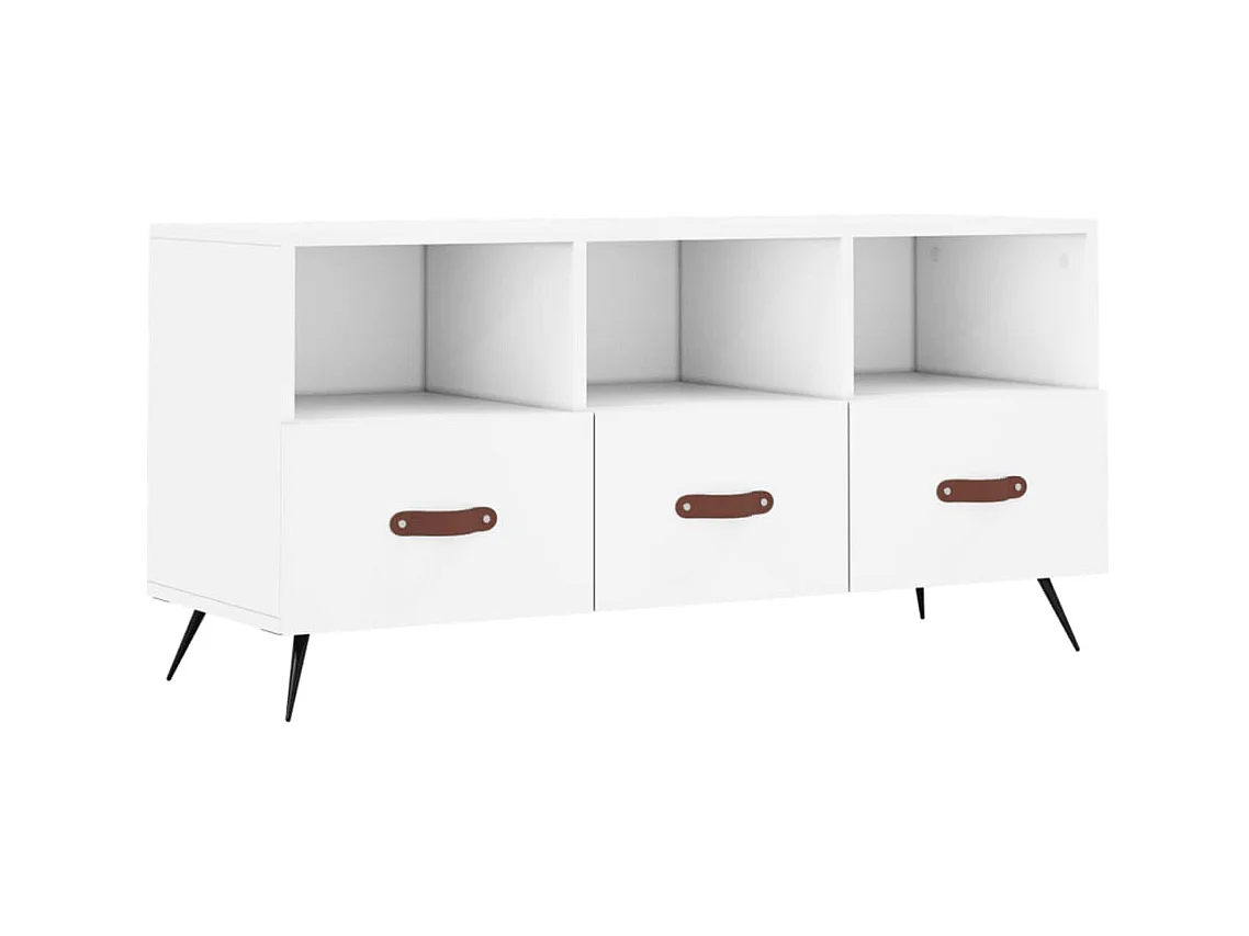 TV-Schrank,TV-Möbel Weiß 102x36x50 cm Holzwerkstoff -gkd51994