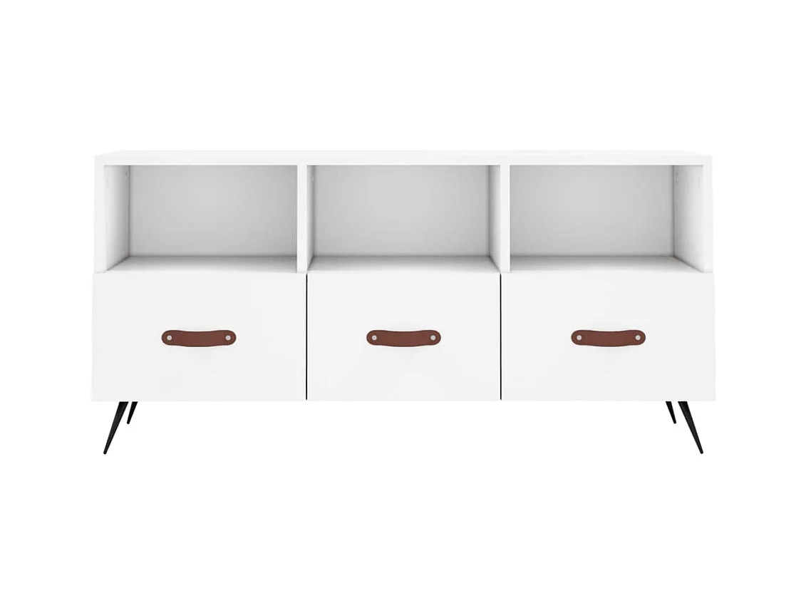 TV-Schrank,TV-Möbel Weiß 102x36x50 cm Holzwerkstoff -gkd51994
