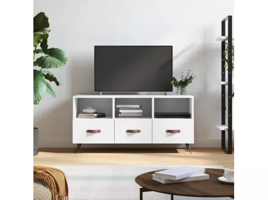 Kauf Unique TV-Schrank,TV-Möbel Weiß 102x36x50 cm Holzwerkstoff -gkd51994