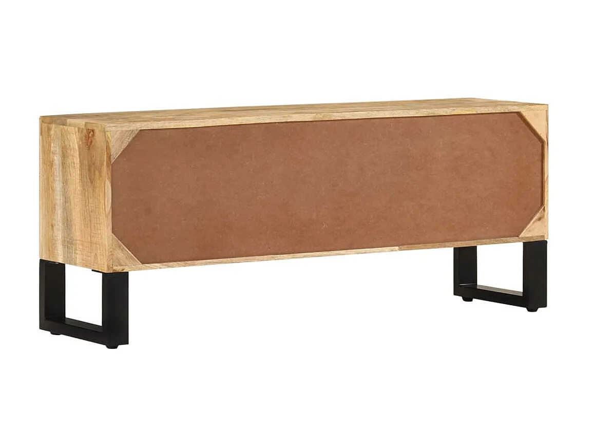 Tv-meubel 110x30x45 cm ruw mangohout NL285069