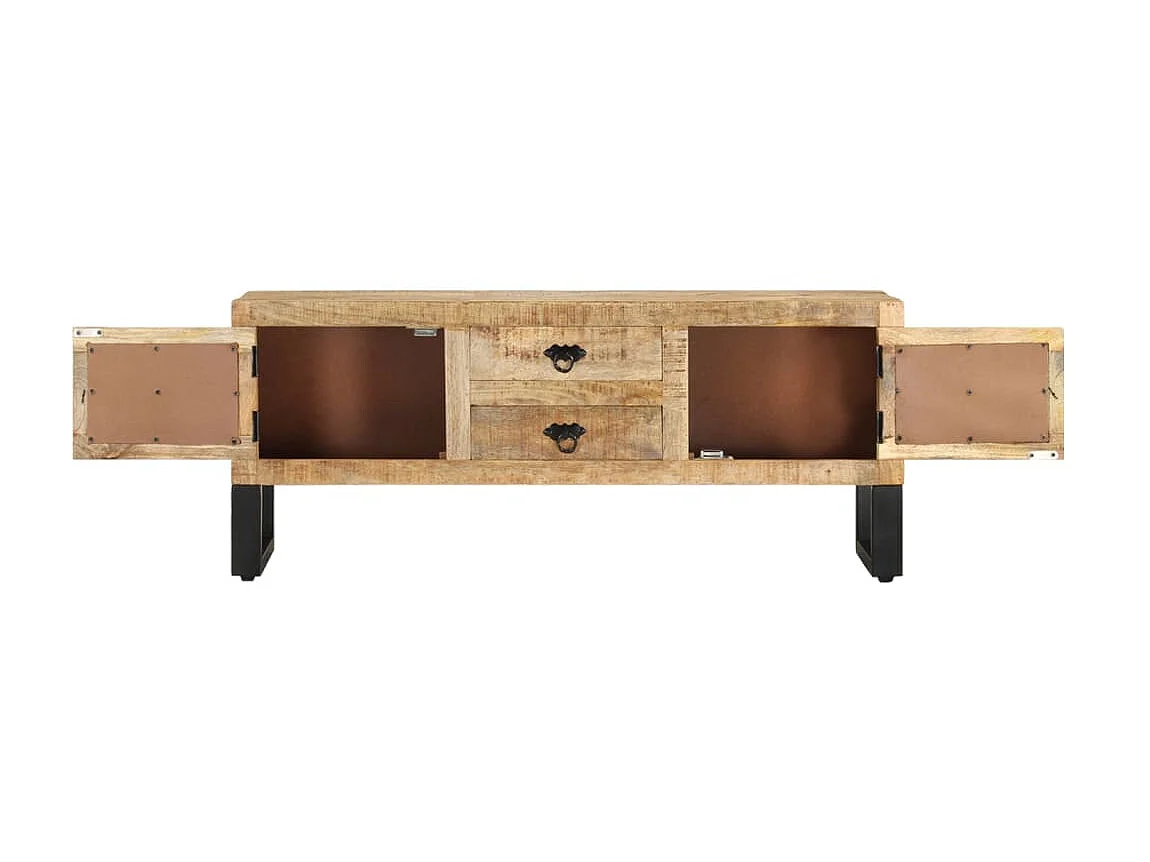 Tv-meubel 110x30x45 cm ruw mangohout NL285069