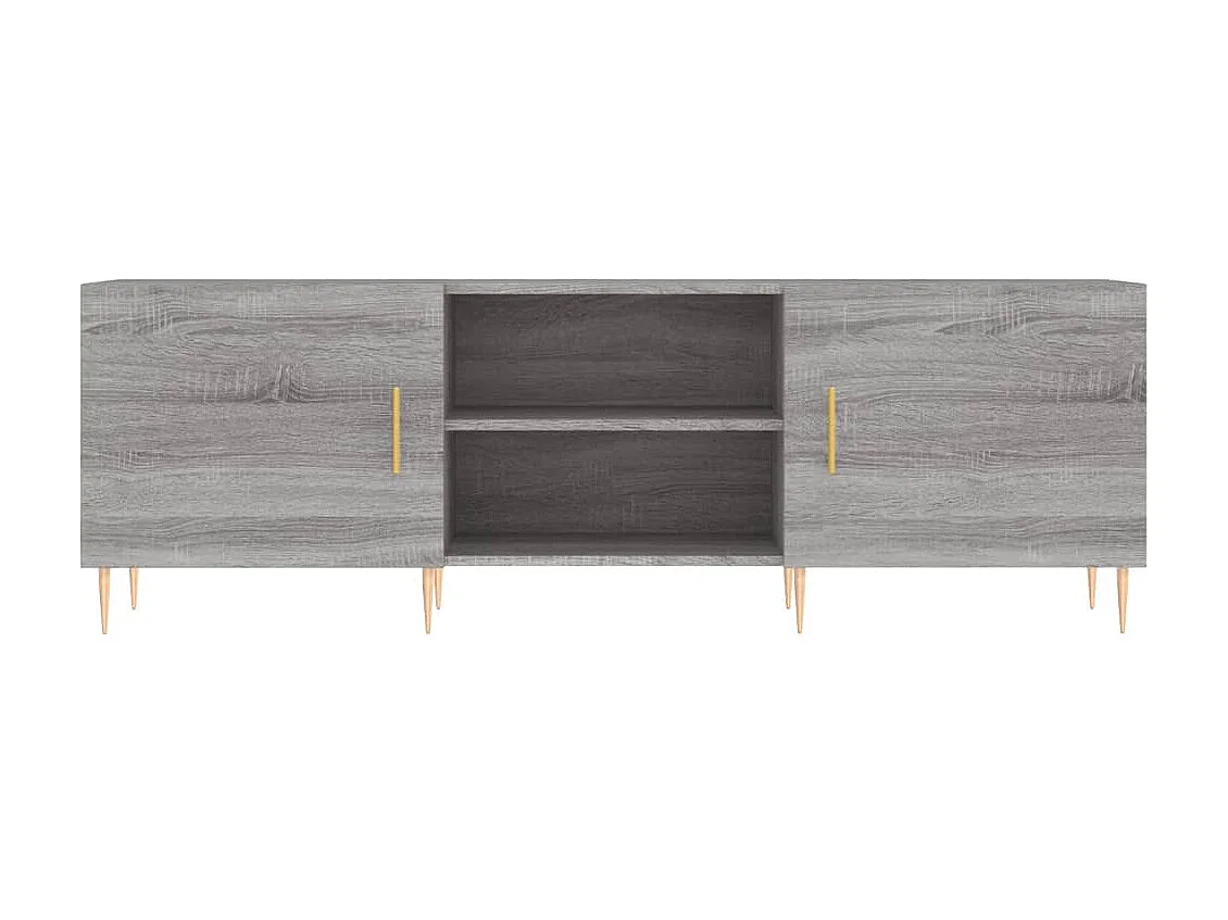 TV-Schrank,TV-Möbel Grau Sonoma 150x30x50 cm Holzwerkstoff -gkd161331