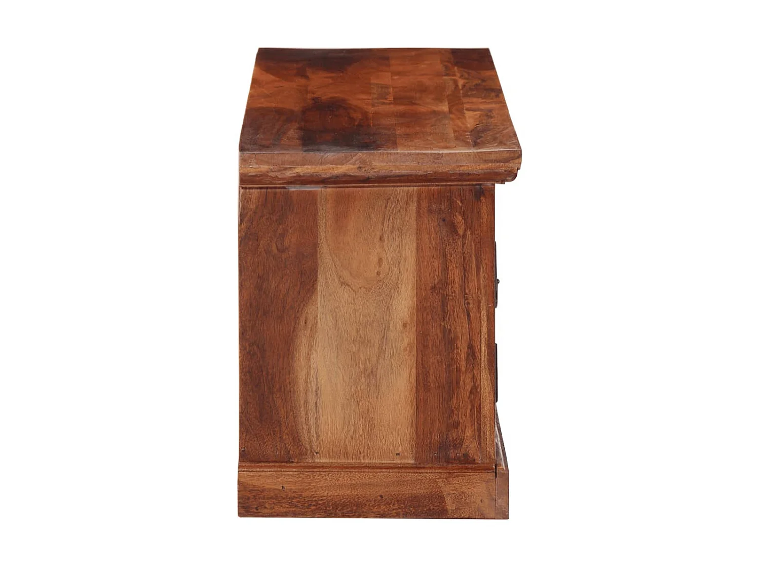 Móvel de TV com portas 112x30x40 cm madeira de acácia maciça PT536020