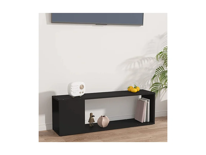 TV-Schrank,TV-Möbel Schwarz 100x24x32 cm Holzwerkstoff -gkd892998