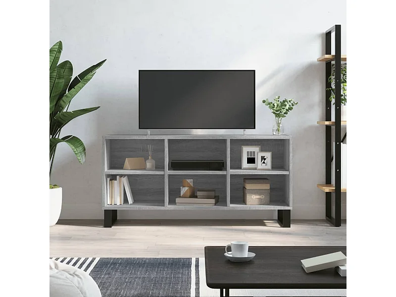 TV-Schrank,TV-Möbel Grau Sonoma 103,5x30x50 cm Holzwerkstoff -gkd966097
