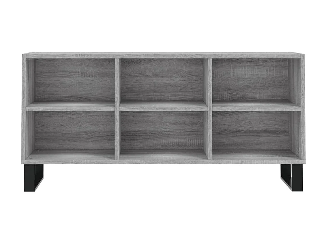 Meuble TV sonoma BEis 103,5x30x50 cm bois d'ingénierie BE35759