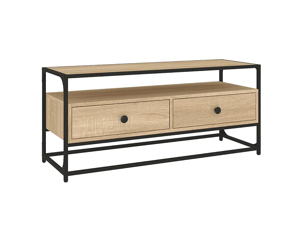 TV-Schrank,TV-Möbel Sonoma-Eiche 100x35x45 cm Holzwerkstoff -gkd740108