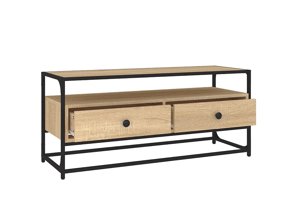 TV-Schrank,TV-Möbel Sonoma-Eiche 100x35x45 cm Holzwerkstoff -gkd740108