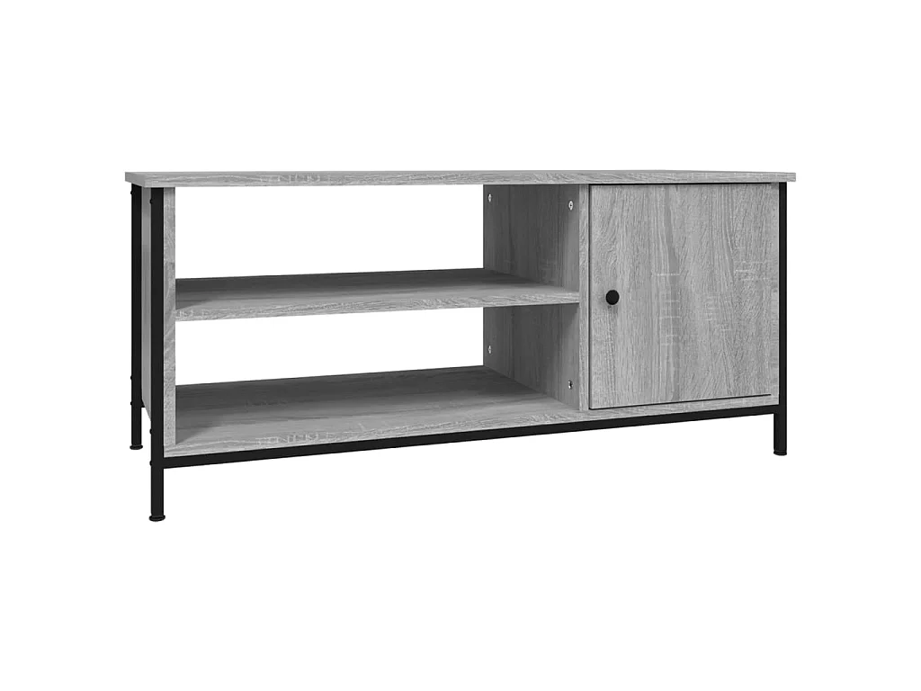 Móvel de TV 100x40x45 cm derivados de madeira cinzento sonoma PT502074
