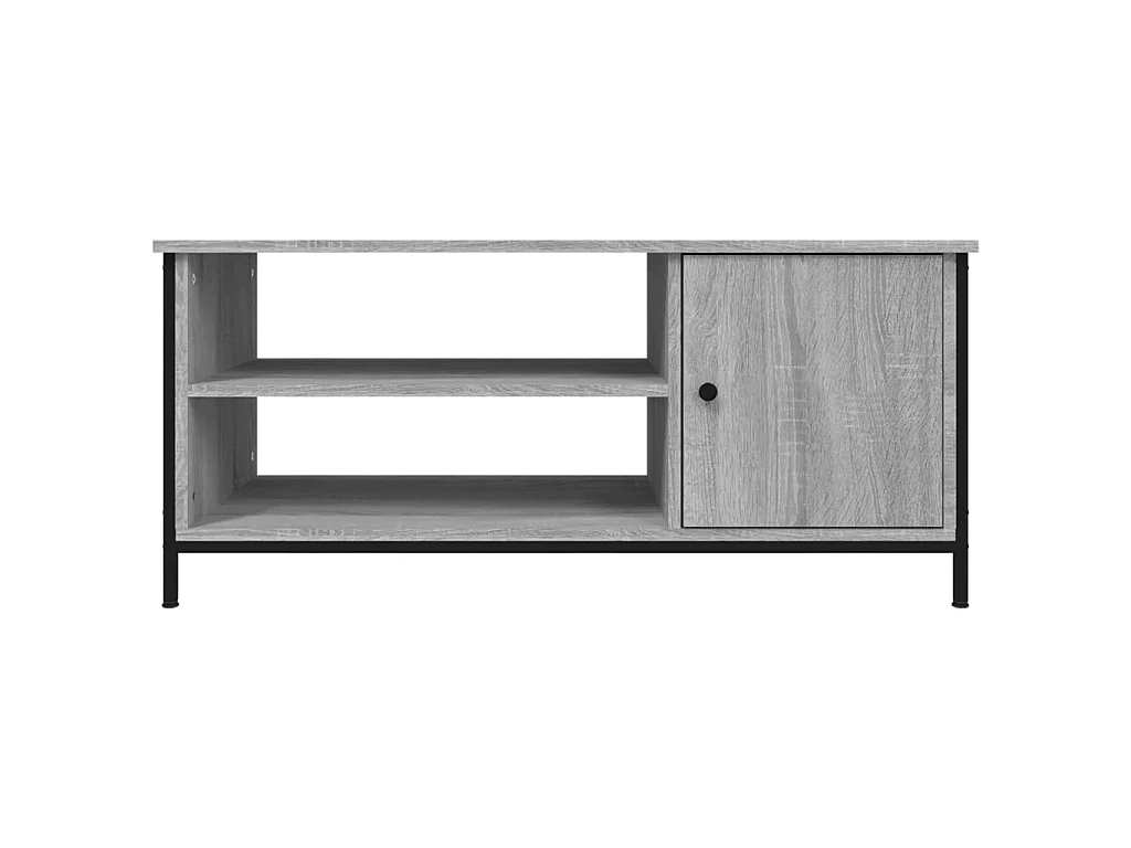 Meuble TV Sonoma gris 100x40x45 cm bois d'ingénierie BE33573