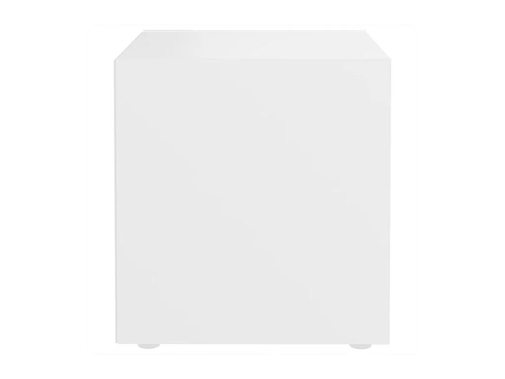 2 pcs Meubles TV Blanc 37x35x37 cm Aggloméré BE59157