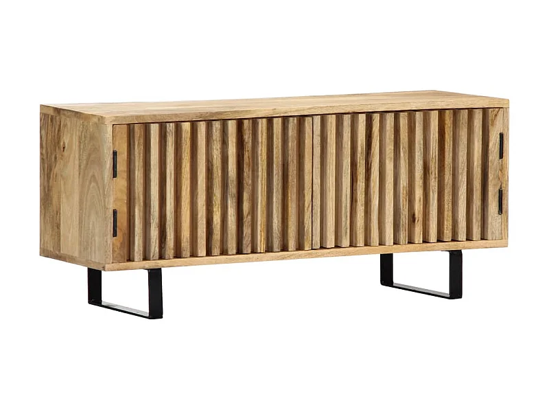 Tv-meubel 90x30x40 cm massief mangohout NL584001