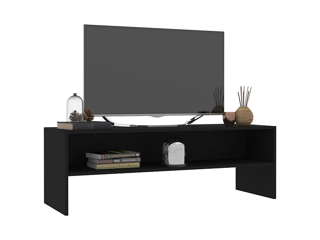TV-Schrank,TV-Möbel Schwarz 120x40x40 cm Holzwerkstoff -gkd211040