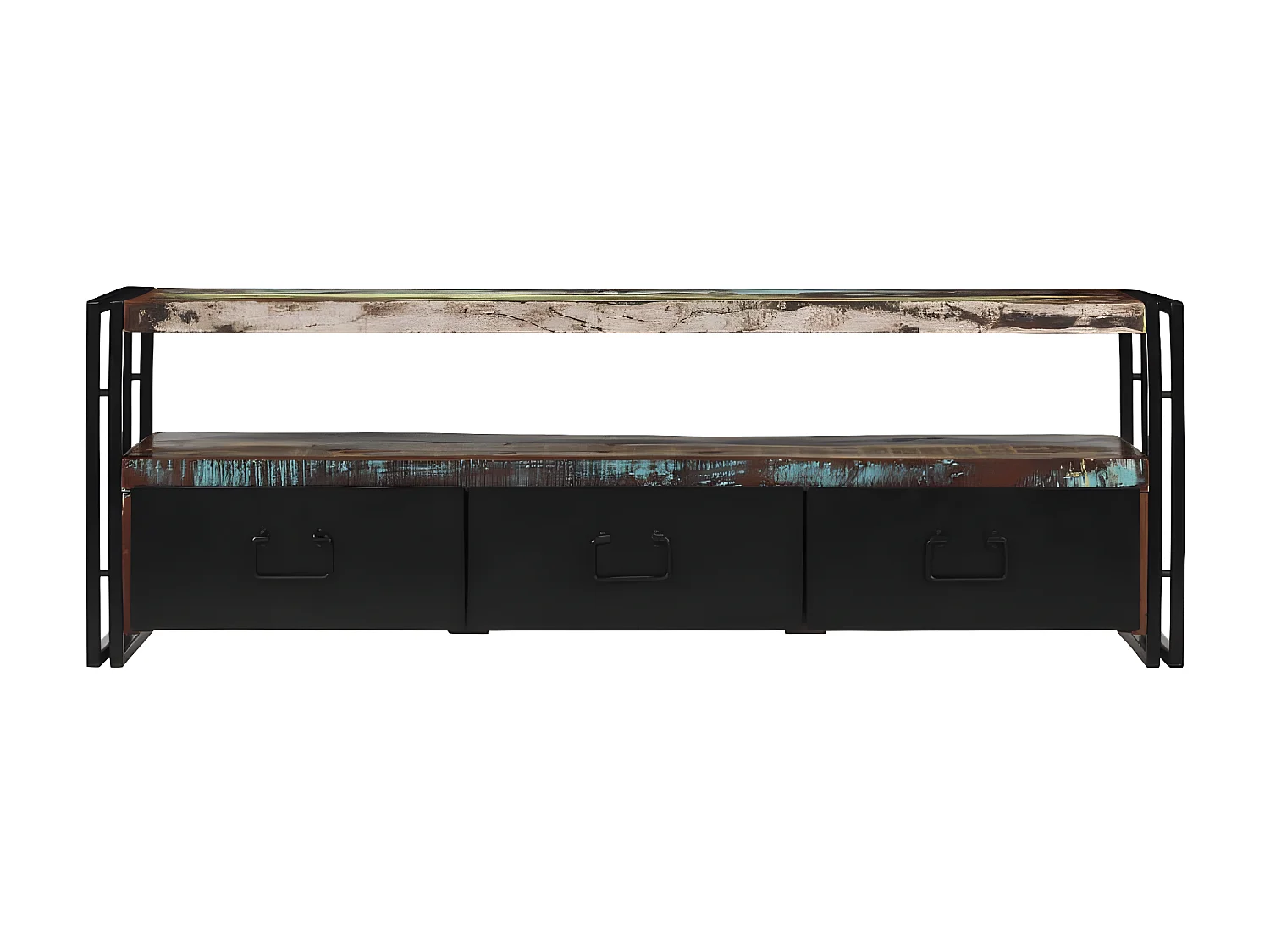 Tv-meubel 120x30x40 cm massief gerecycled hout NL816822