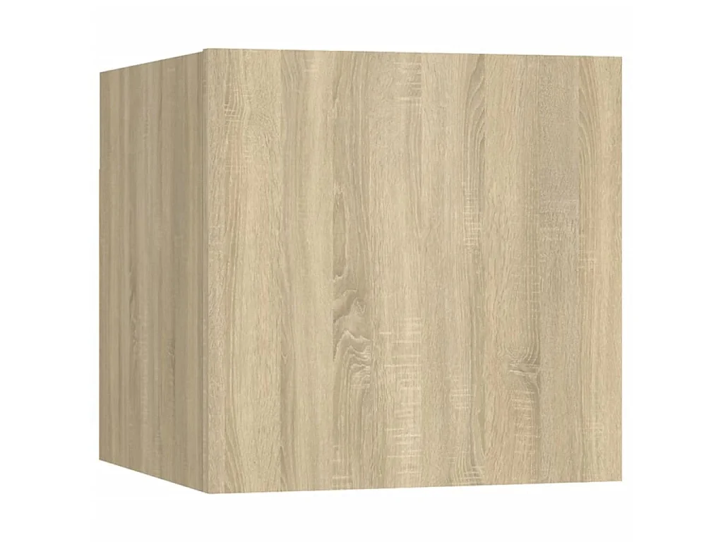 8-tlg. TV-Schrank-Set,TV-Möbel Sonoma-Eiche Holzwerkstoff -gkd123050