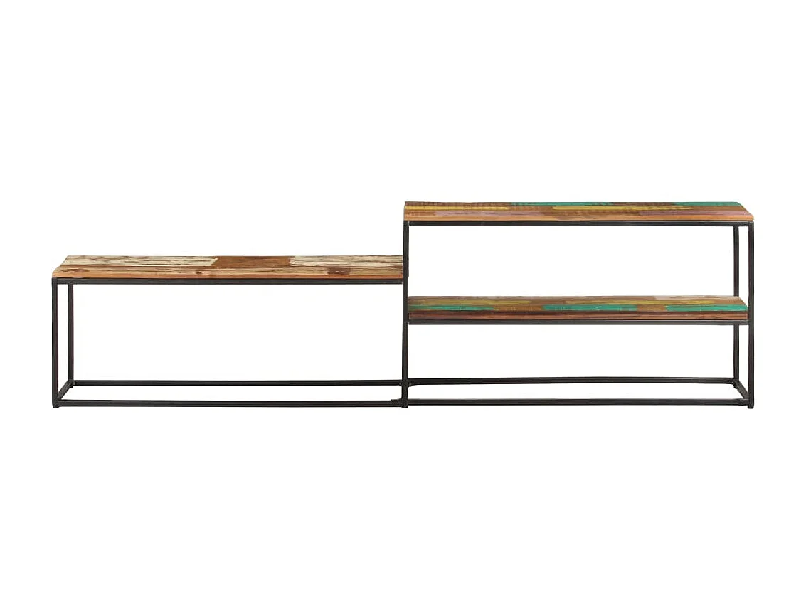 Tv-meubel 180x30x50 cm massief gerecycled hout NL472530