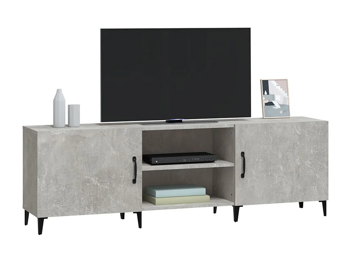 TV-Schrank,TV-Möbel Betongrau 150x30x50 cm Holzwerkstoff -gkd216357