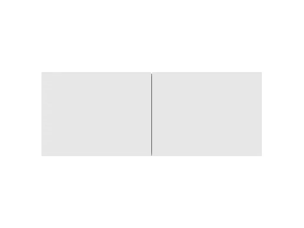 Set de muebles para TV 6 piezas madera contrachapada blanco ES90391