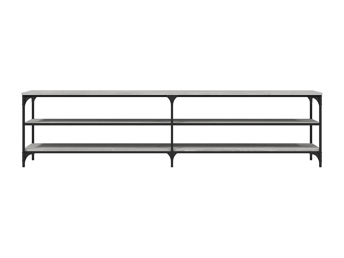 Móvel p/ TV 200x30x50cm derivados madeira/metal cinzento sonoma PT996584