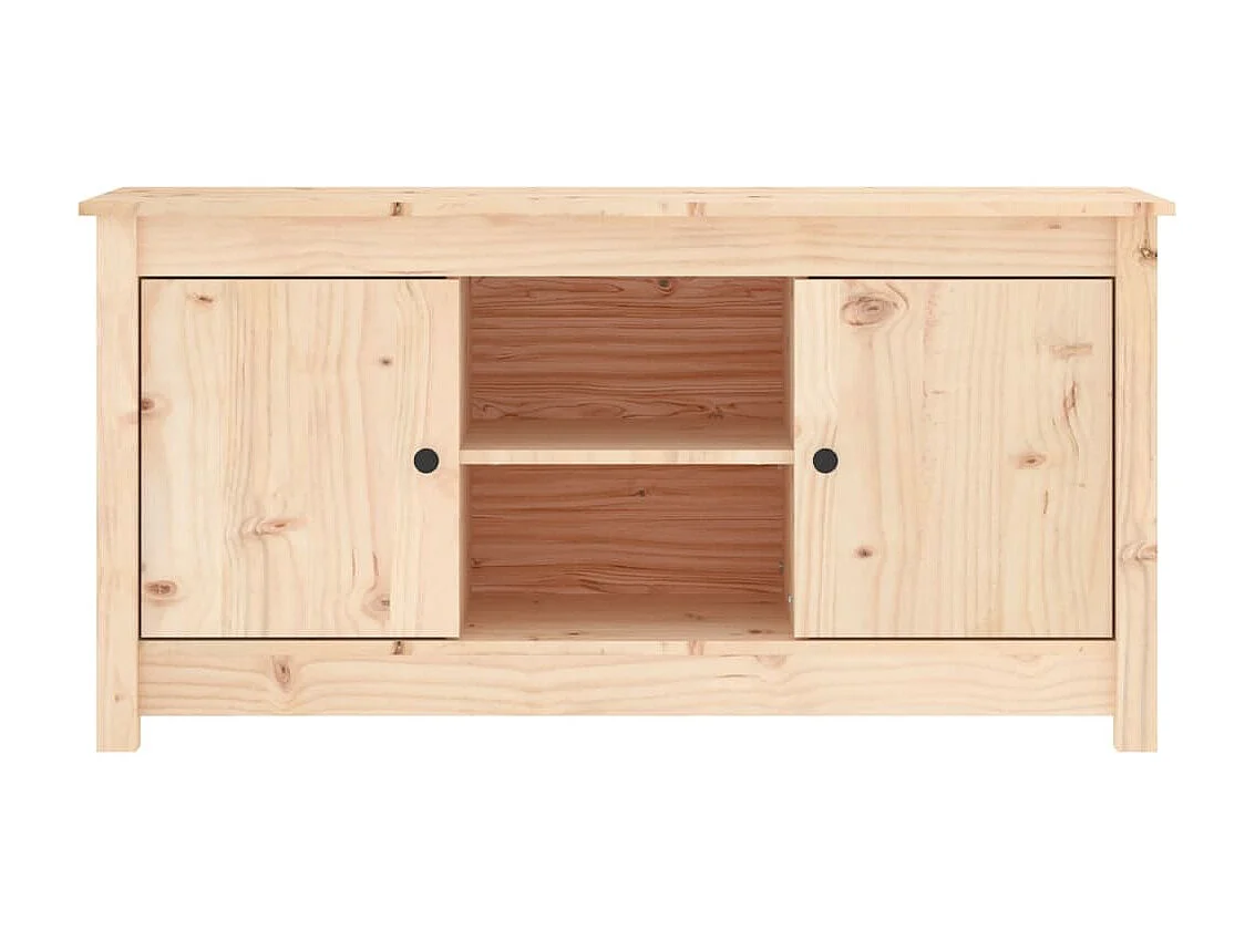 Meuble TV 103x36,5x52 cm Bois de pin massif BE92062