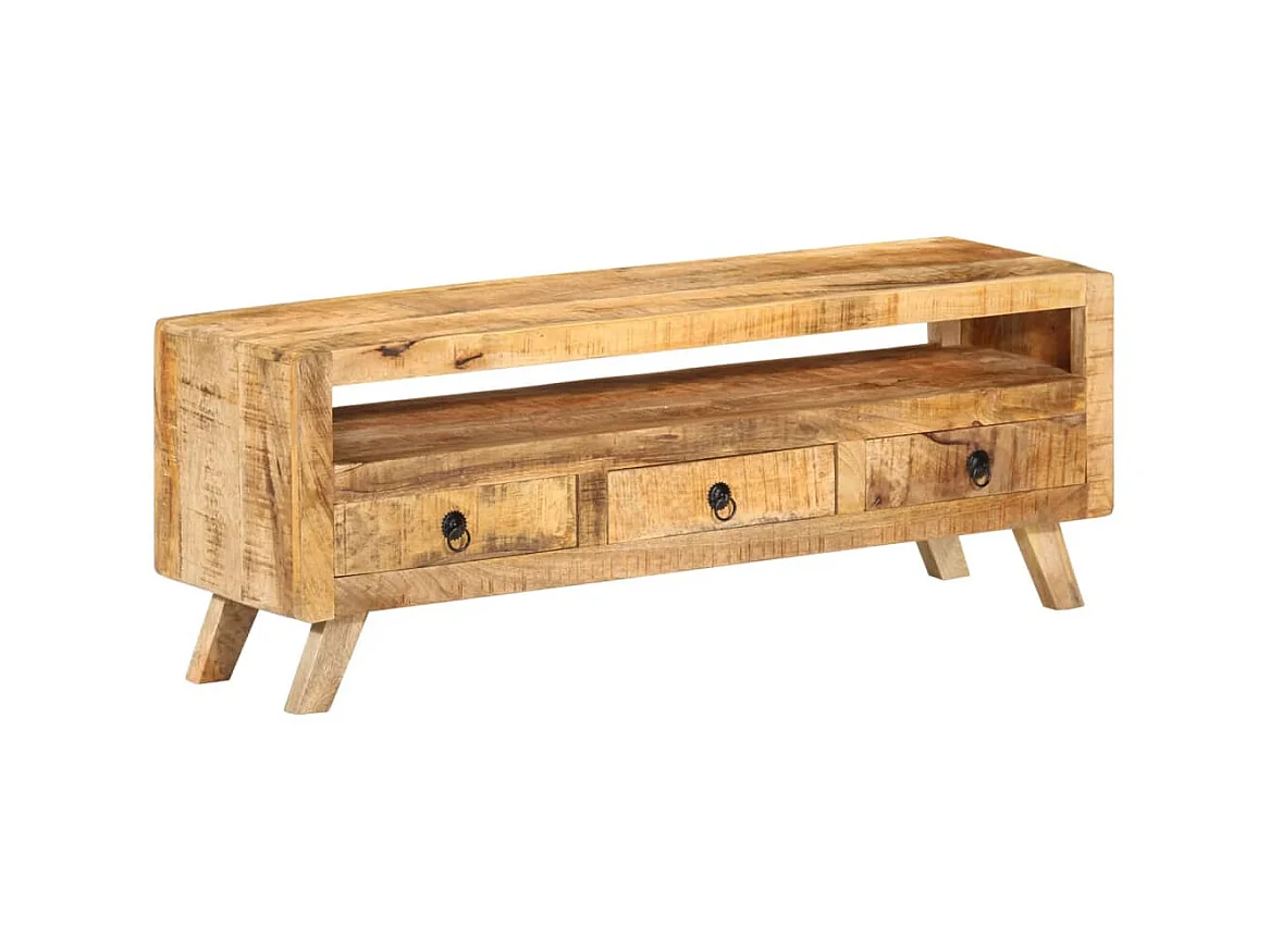 TV-Schrank,TV-Möbel 110x30x40 cm Massivholz Mango -gkd605033