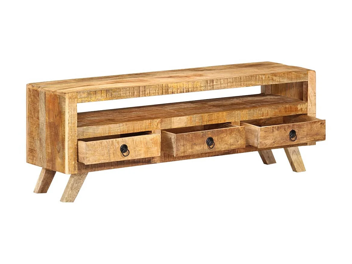 Tv-meubel 110x30x40 cm massief mangohout NL124773