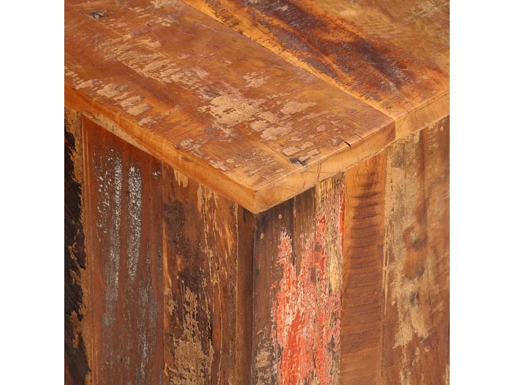 Meuble TV 110x30x40 cm Bois massif de récupération BE62925