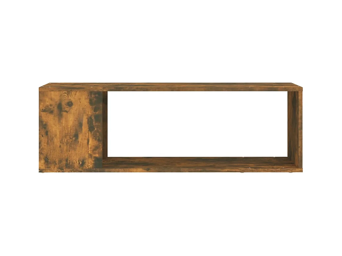 TV-Schrank,TV-Möbel Räuchereiche 100x24x32 cm Holzwerkstoff -gkd453152