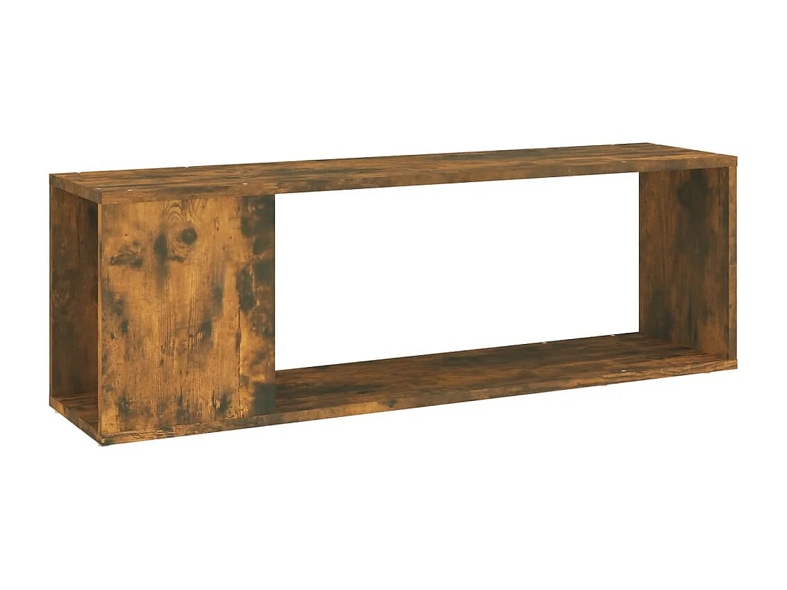 Móvel de TV 100x24x32 cm derivados madeira carvalho fumado PT981257