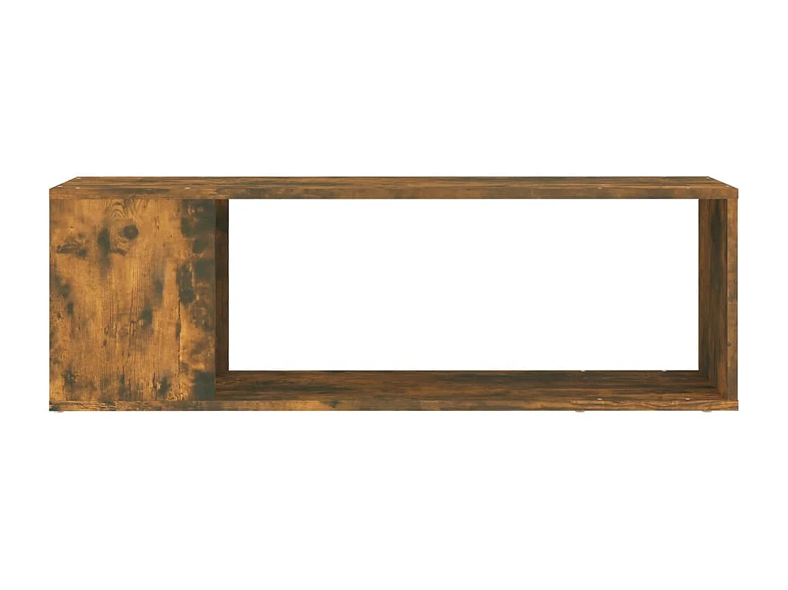 Móvel de TV 100x24x32 cm derivados madeira carvalho fumado PT981257