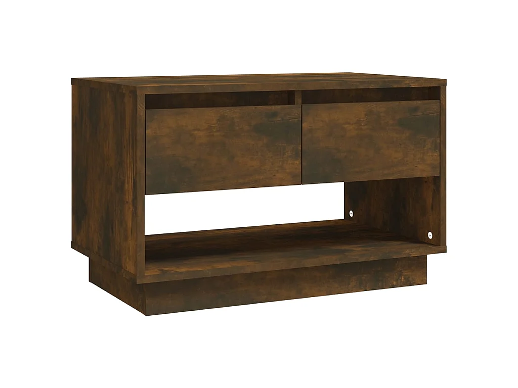 Mueble de TV madera de ingeniería roble ahumado 70x41x44 cm ES38095