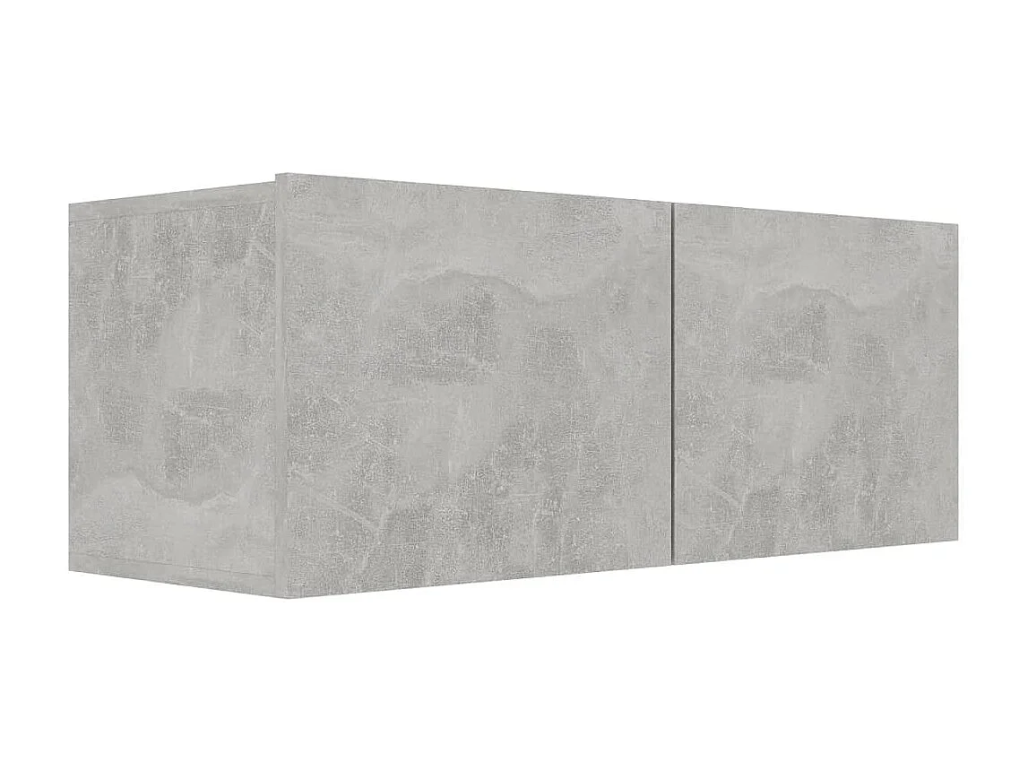 6-delige Tv-meubelset bewerkt hout betongrijs NL840136