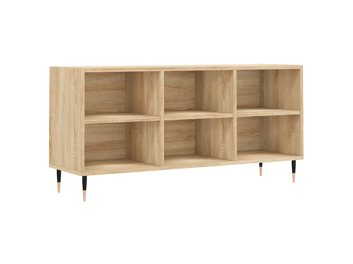 Meuble TV chêne sonoma 103,5x30x50 cm bois d'ingénierie BE71604